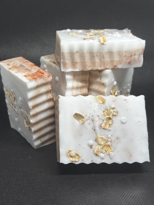 Cinnamon latte soap